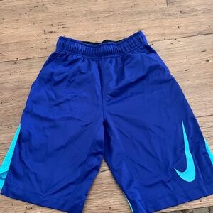 Nike Youth Royal Blue Swoosh Training Shorts